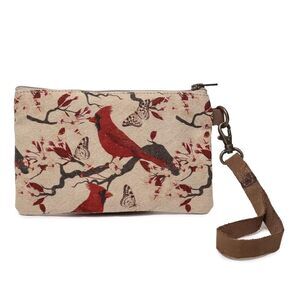 3875 Cardinals Wristlet Wallets - 4.7" x 8" Handcrafted Wallet, 100% Cotton